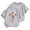 Grey, variant on Children's Casual Short Sleeved T Shirt Cartoon Print Crewneck Comfortable Girls Dress Shirt