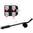 thumbnail image 2 of Portador de muebles con ruedas giratorias de 360 grados, juego de ruedas para muebles de servicio pesado portátil con guantes Kuyhfg Sin marca, 2 of 5