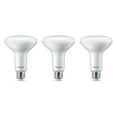 thumbnail image 4 of Philips LED 65-Watt BR30 Light Bulb, Frosted Daylight, Dimmable, E26 Base (3-Pack), 4 of 7
