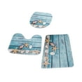thumbnail image 2 of Bathroom Rug Set Toilet Seat Cover Comfort Door Stepping Mat for Floor Shower Ba B, 2 of 8