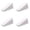 White 4PCS, variant on Nails Soft Sponges For Color Fade Manicure Nail Arts Tools