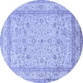 thumbnail image 1 of Ahgly Company Indoor Round Persian Blue Traditional Area Rugs, 8' Round, 1 of 4