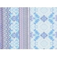 thumbnail image 2 of Zelouf High Multi Chiffon  , Sewing, DIY, Crafts Fabric by the Yard, 463 Ocean/violet, 20 Yard, 2 of 2