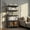 Black & Rustic Brown, variant on LEDREM 5-Tier Heavy-Duty Storage Rack, Boltless Adjustable Shelving Unit, 2310lb Total Capacity, for Garage Basement Utility Room, 70.9 Inch, Black & Rustic Brown