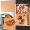 thumbnail image 4 of Juego de 5 alfombrillas para parrilla de barbacoa, revestimiento antiadherente de PTFE para horno de barbacoa, alfombrilla para parrilla para ahumador, alfombrilla reutilizable para hornear, 4 of 5