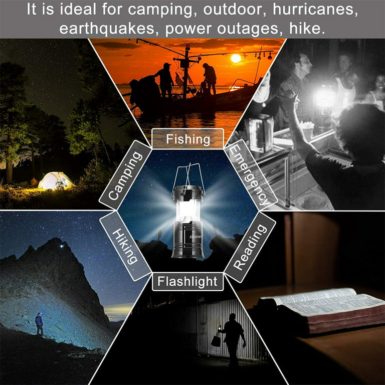 Solar Emergency Outdoor/Camping Light (240SOLARLIGHT) - Action