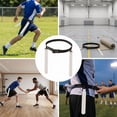 thumbnail image 6 of Hfppkn 2 Pack Flag Football Waist Belt Set with 2 Flags Audible Pop for Adult Recreational Play 120cm White, 6 of 7