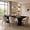 Black, variant on TacleeKii 71" Rectangular Dining Table for 6-8, Modern Farmhouse Wood Kitchen Table, Large Dining Room Table, Black
