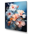 thumbnail image 2 of Designart "Hibiscus love expression II" Floral Canvas Print, 2 of 5