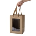 thumbnail image 4 of Unique Bargains 1 Pc Gift Bags Handheld Gift Packaging Medium Brown, 4 of 5