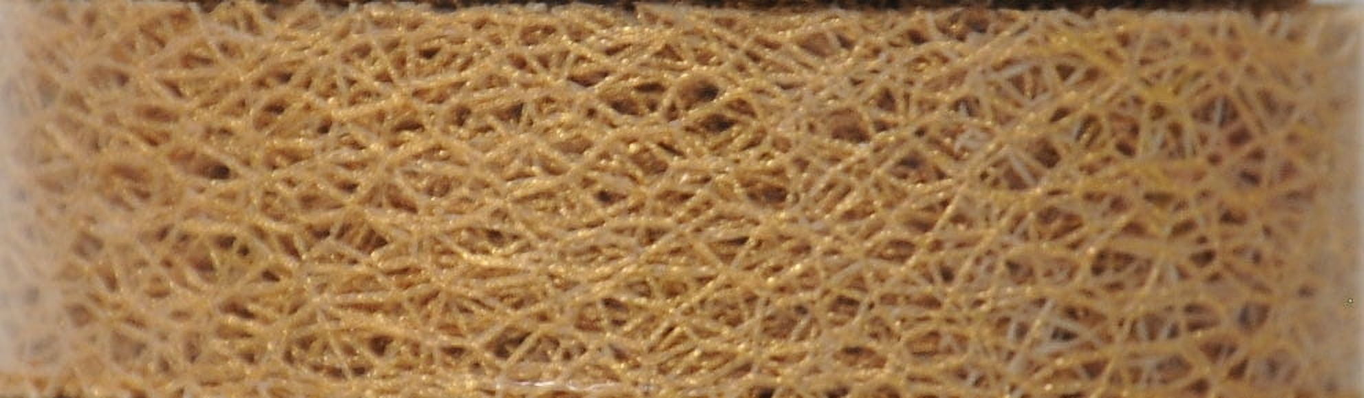 (5 pack) Offray Ribbon, Gold 7/8 inch Metallic Ribbon, 9 feet