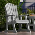 thumbnail image 3 of Wildridge Heritage High Fan Back Chair, Light Gray - Outdoor All-Weather Poly Furniture for Patio, Deck, Yard, 3 of 4