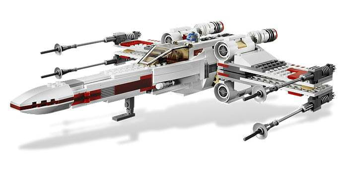 kandidatgrad Videnskab Ren og skær LEGO? Star Wars X-Wing Starfighter Spaceship with 4 Minifigures | 9493 -  Walmart.com