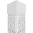 thumbnail image 4 of Ekena Millwork 10"W x 9'H Craftsman Classic Square Non-Tapered Koroluck Fretwork Column w/ Standard Capital & Standard Base, 4 of 8