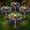 Colorful, variant on Slssqhz Outdoor Solar Fireworks Light DIY Decoration 90 LED Solar Powered 2 Pack