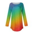 thumbnail image 4 of fanshangmao Spring Tops for Women 2025 Cute Solid Color Tops for Women Long Sleeve Shirts for Women Dressy Petite Cheap Clothes for Women, 4 of 5