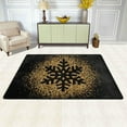 thumbnail image 2 of Dreamtimes Huge Golden Snowflake Non-Slip Area Rug 36"x24", Merry Christmas Floor Carpet Comfort Floor Mats Decor for Indoor Front Porch,Living Room, Bedroom,Kitchen, 2 of 7