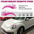 thumbnail image 5 of Xotic Tech CarLashes Barbie Pink Car Headlight Eyelashes Stickers Fashion Fake Cute Decal Universal for Car Truck Headlamp Headlight 4PCS (25cm x 11cm), 5 of 9