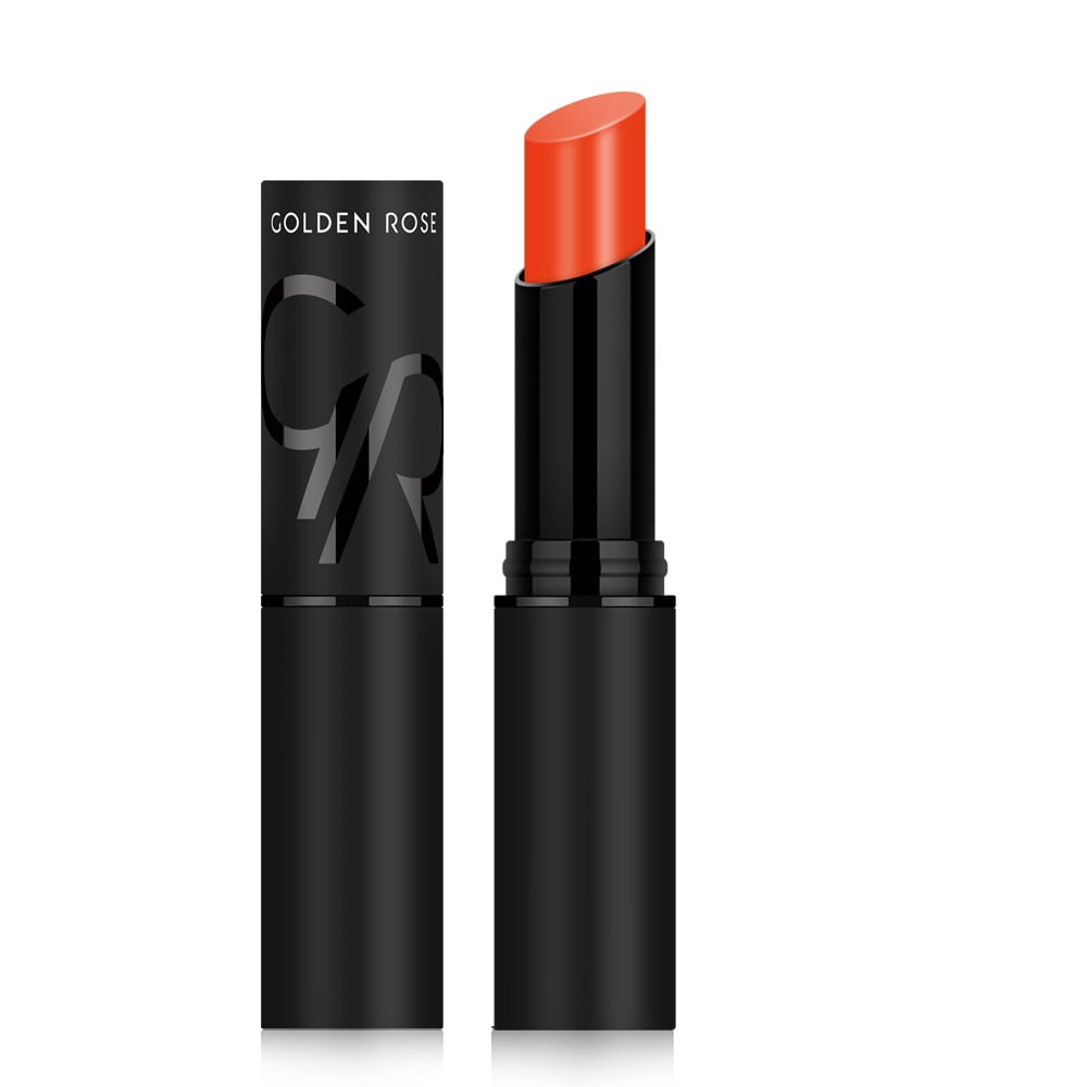 golden rose orange lipstick