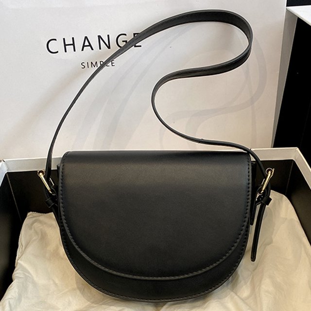 Bolso de hombro a la moda para mujer con 2 correas bolso de mano de PU bolso informal para chica