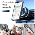 thumbnail image 2 of Magnetic for iPhone 14 Pro Max Case with Screen Protector, Built-in Metal Camera Kickstand,[Compatible with Magsafe] [Wireless Charging] Matte Protective Phone Cover for Men Women Girls - Grey, 2 of 14