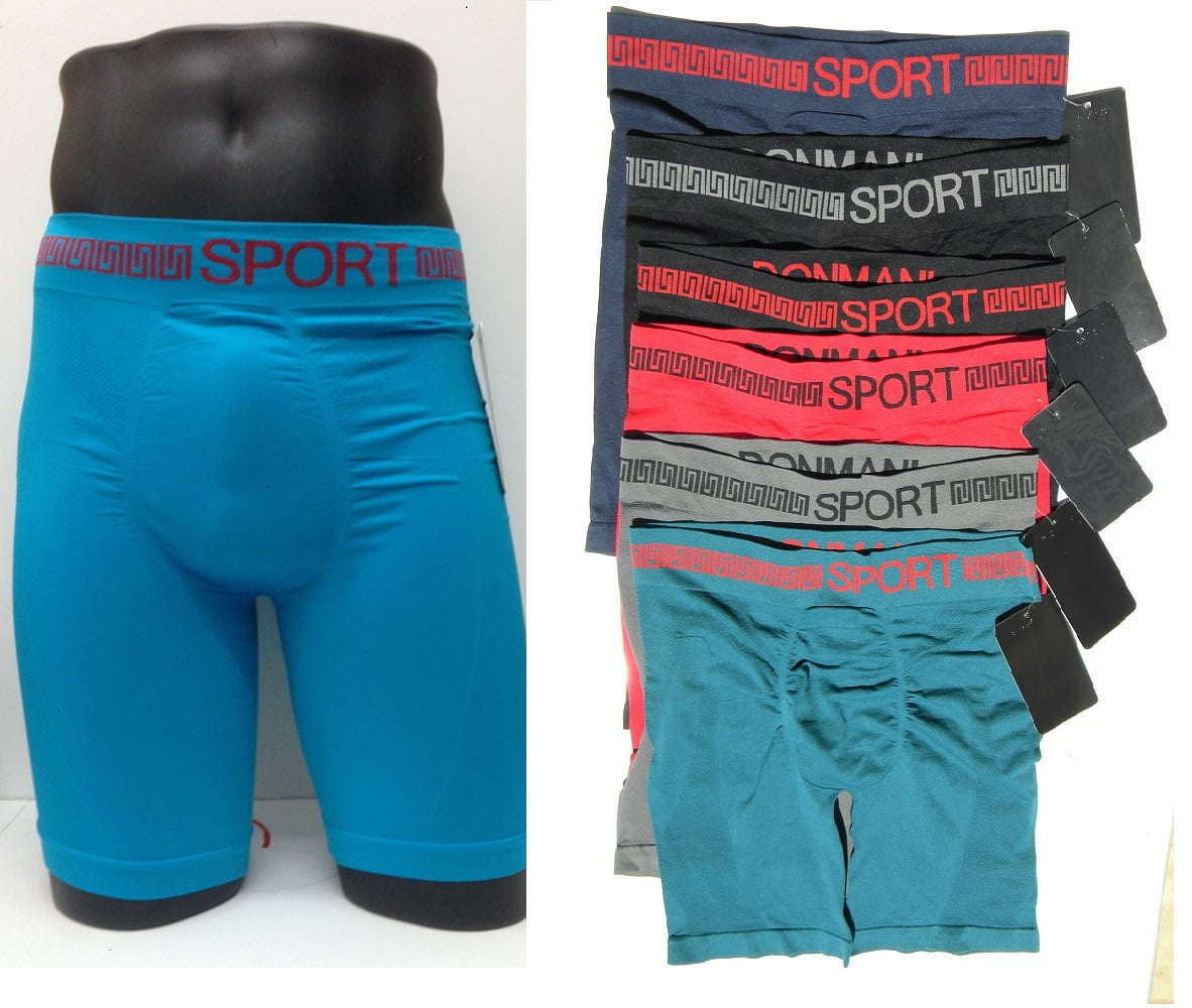 mens seamless boxer briefs
