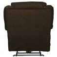 thumbnail image 4 of Dolan Power Lay Flat Recliner in Chocolate Brown Polyester Fabric, 4 of 13