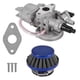 thumbnail image 3 of Carburetor Carby + Blue Air Filter + Stack For 2 Stroke 47Cc 49Cc Engine Parts Mini Moto Kids Atv Quad Dirt Pocket Bike Minimoto, 3 of 4