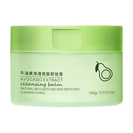 HHBEAUTY Avocado Fragrance Free Daily Cream Cleanser, Avocado Makeup Remover Cream, Hydrating Face Wash That Removes Makeup & Impurities Leaving Skin Moisturized, Natural Vegan & Cruelty Free