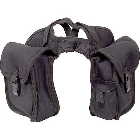 Deluxe Synthetic Saddle (Cashel Quality Deluxe Small Horse Saddle Pommel Horn Bag, Padded Pockets, Camera or Cell Phone Pocket, 600 Denier Material, Size: Small Color Choice: Black, Brown, or Camo)