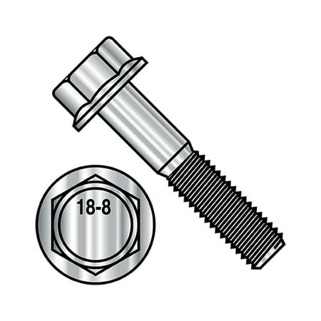 

1/2-13X2 Hex Head Flange Non Serrated Frame Bolt IFI-111 2002 18-8 Stainless Steel (Pack Qty 100) BC-5032BF188