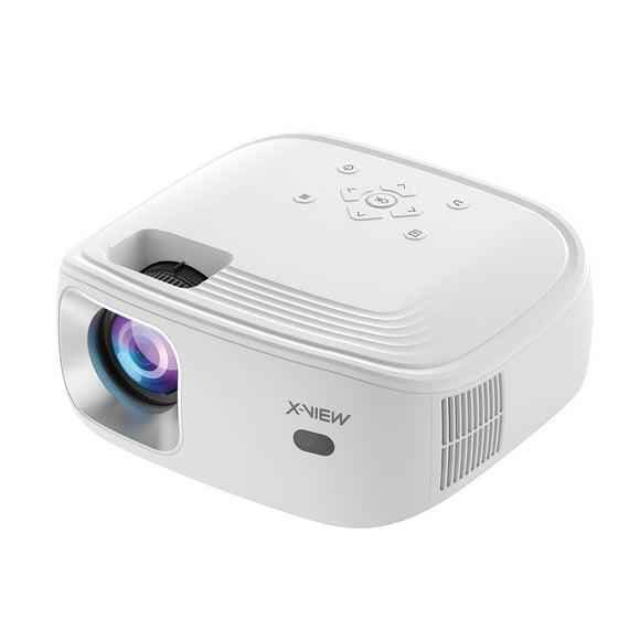 Proyector LED Smart PJX500 Pro con WiFi, Android, Full HD 1080P, Soporte 4K, 270 ANSI y Pantalla de hasta 200” – Con Parlantes y Control Remoto
