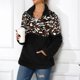 thumbnail image 5 of Blusa de sudadera con cremallera de manga larga suelta de moda informal con estampado de leopardo para mujer Fridja  fhghd4833, 5 of 6