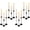 Black - 12pcs, variant on 12pcs Black Candle Holder, Black Candlestick Holders Taper Candle Holders for Pillar Candles Sticks Holder Decor Halloween Christmas Decorations Candle Stick Holder Candelabros para Centros de Mesa