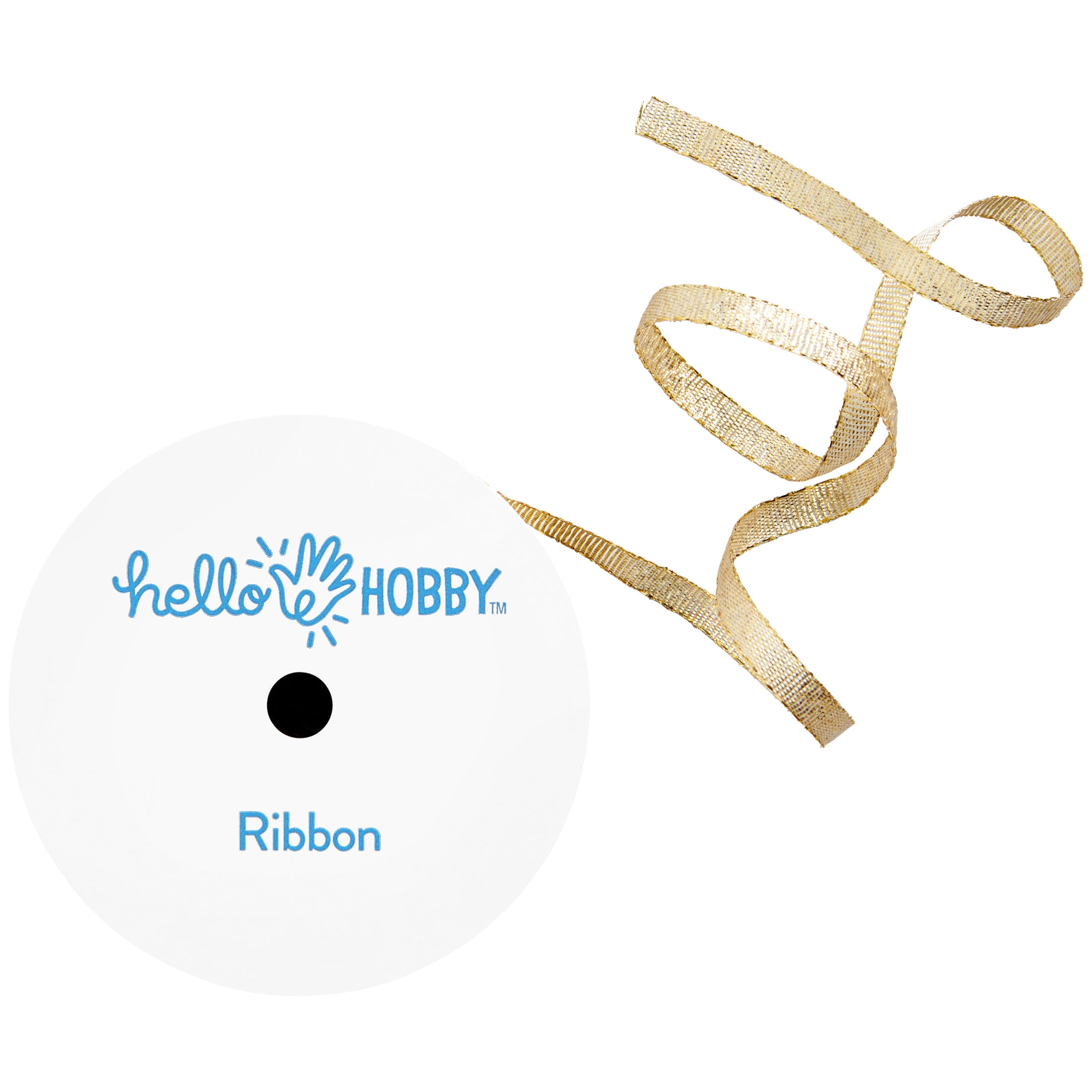 Hello Hobby GOLD Galena 1/4 inch x 5 yard ribbon