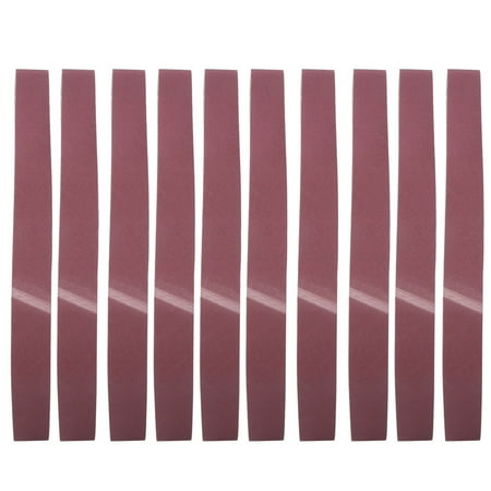 

10 PCS Abrasive Sanding Belt Circular Grinding Belt 1220x50mm Aluminum Oxide GXK51-B(120#)