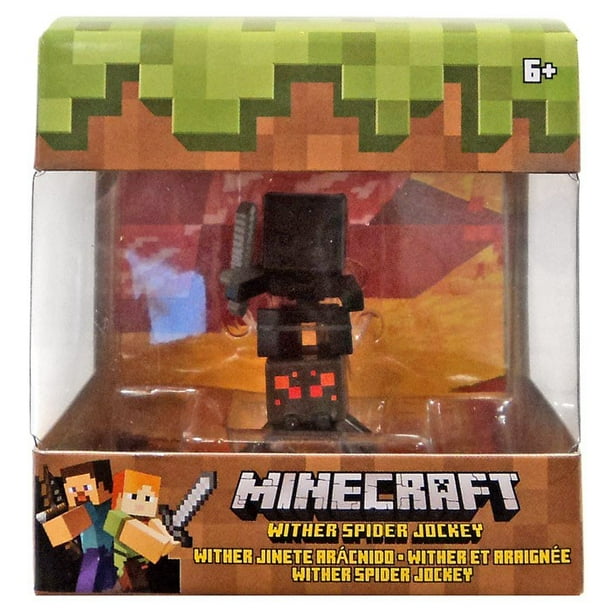 Minecraft Riders Wither Spider Jockey Mini Figure Walmart Com Walmart Com