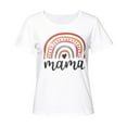 thumbnail image 2 of Liacowi Mommy and Me Rainbow T Shirt Short Sleeve Casual Top, 2 of 8