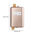 thumbnail image 4 of Calentador de agua caliente instantáneo eléctrico 110V/220V IPX4 instantáneo a prueba de agua 0.04Pa, 4 of 9