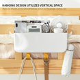 thumbnail image 3 of Bedside Organizer Storage Caddy Hanging as Bunk Bed Storage Accessories Handrail Multi Pockets for Dorm Bunk Bed Shelf, 3 of 9
