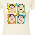thumbnail image 3 of Toy Story 4 - Buzz Grid - Juniors Fitted Graphic T-Shirt, 3 of 5