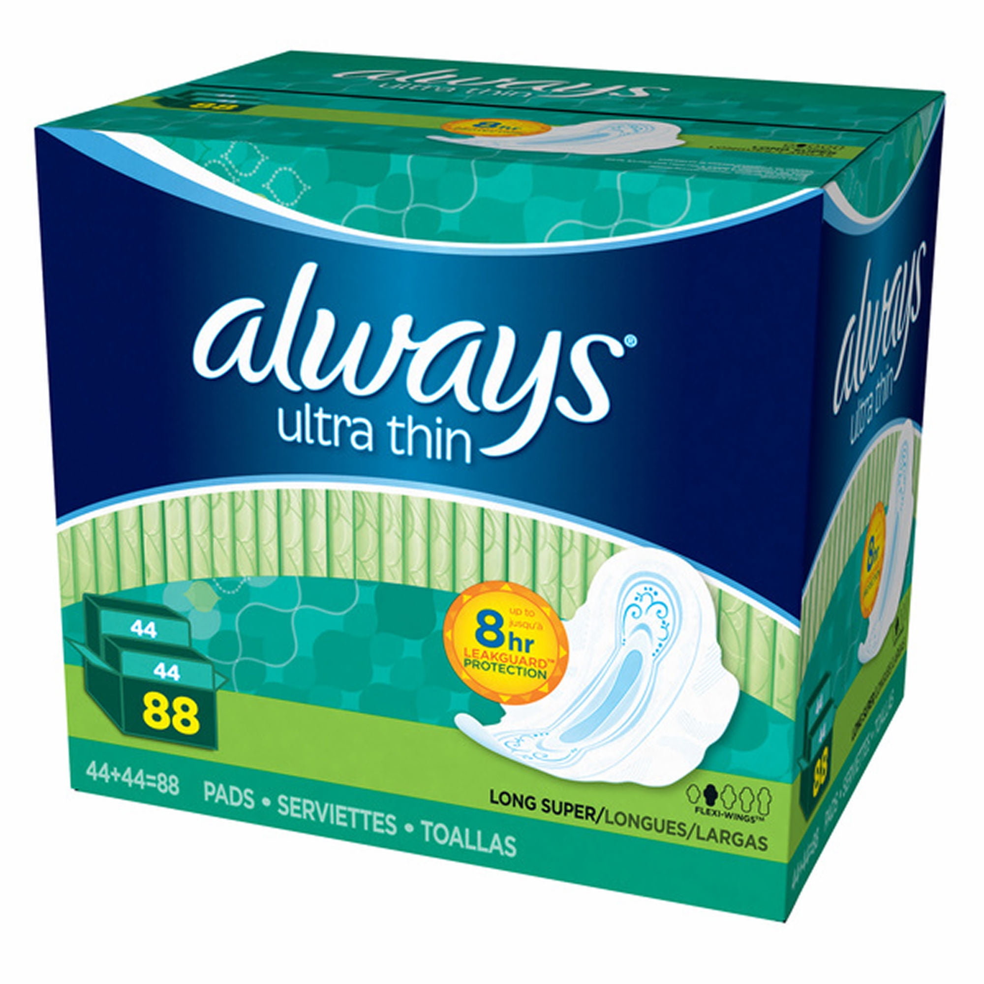 Product of Always Ultra Thin Long and Super Pads with FlexiWings