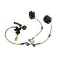 thumbnail image 1 of Colaxi Go Kart Hydraulic Brake Kit Rear Brake Assembly Hydraulic Sturdy Motorcycle Parts Twin Calipers Replacement for 250cc ATV UTV Without Brake Disc, 1 of 8