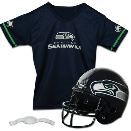 Seattle Seahawks Franklin Sports Youth Helmet and Jersey Set - No Size