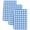 Blue, variant on Red Kitchen Towels Set of 1, Country French Rustic Buffalo Plaid Modern Art Absorbent Dish Towels for Kitchen, Microfiber Hand Towel, Quick Drying Tea Towel for Cleaning Decorative Dishcloths