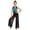 Light Blue, variant on Girls Figure Ice Skating Jumpsuit Sparkly Gymnastics Leotard Dance Competition Bodysuit for Stage Performance Yellow 16