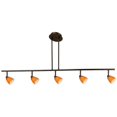 thumbnail image 1 of Cal Lighting SL-954-5-DB-OSA Éclairage de Piste&44; Bronze Foncé & Osa, 1 of 1
