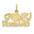 thumbnail image 1 of 10k I Love My Husband Charm in 10k Yellow Gold, 1 of 3