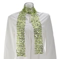 thumbnail image 6 of Unique Bargains 1 Pc Scarf Sequined Cut-Out Neck Scarf Green, 6 of 6