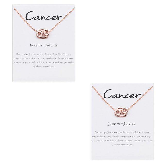 Collar de amistad con tema de constelaciones Minnieouse oro rosa Type9 NO9